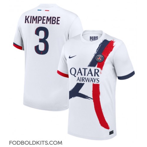 Paris Saint-Germain Presnel Kimpembe #3 Udebanetrøje 2024-25 Kortærmet